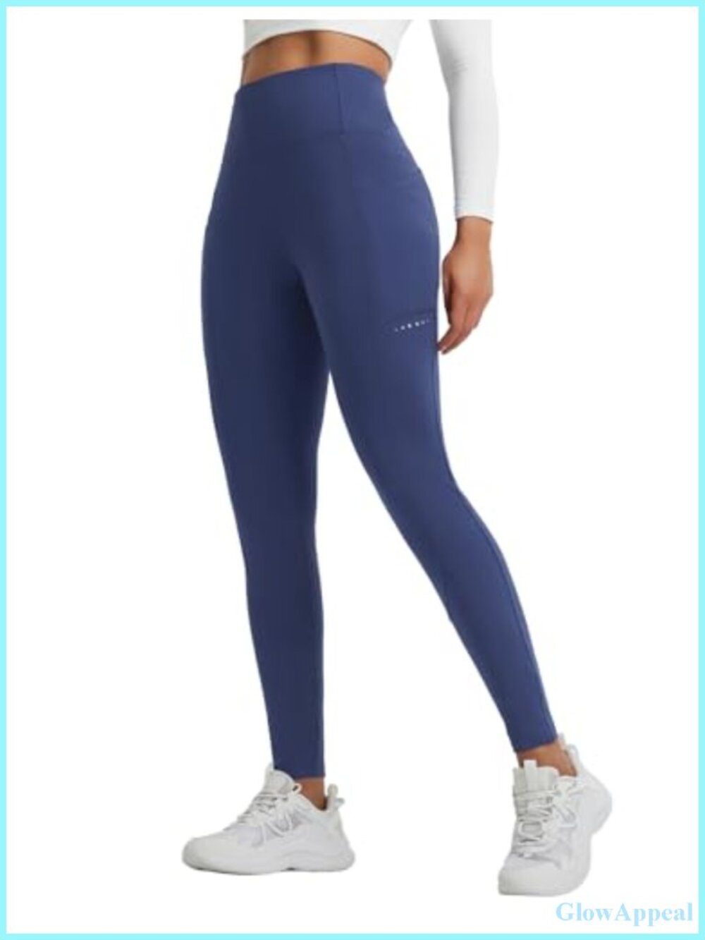 Fleece Lined Leggings Thermal Winter Warm High Waisted Tights with Pockets